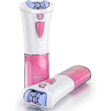 Epilator for Women, Cordless Facial Epilator for Women, Lady Face Shaver with Built-in LED Light High Frequency Double Massage Cap, Electrical Ha