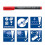 Staedtler Staedtler Pennarello per trasparente 318 WP8-1 6