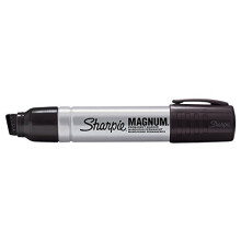 Sharpie Magnum Permanent Marker Pen Chisel Tip Black - Single Supplied - Ref S0751150