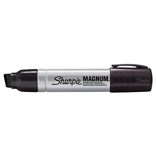 Sharpie Sharpie Magnum Permanent Marker Pen Chisel Tip Black - Single Supplied - Ref S0751150