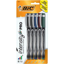 BIC Atlantis Retractable Ball Point Pen, 1.6mm, Bold Point, Black Ink (12-Count)