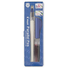 Pilot Parallell 4 NIB Calligraphy Pen Set 1,5 mm 2,4 mm 3,8 mm & 6,0 mm NIB: er Innehller 4 svart & 4 rda blckpatroner (90078)