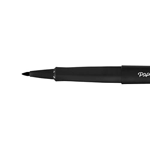 Paper Mate Paper Mate Flair Felt Tip Pens | Medium Point (0.7mm) | Black | 5 Count 2