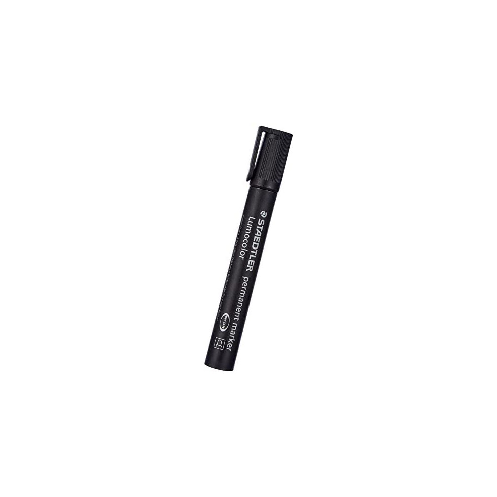 Staedtler 719236 Round Tip Permanent Marker - Black