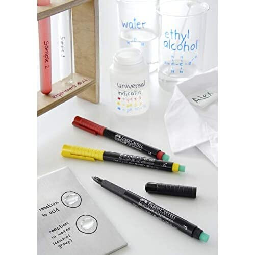 Faber-Castell Faber-Castell Medium Tip Permanent Multimark (Set of 4) 2