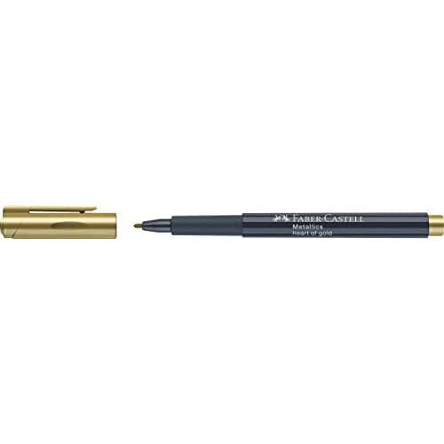 Faber-Castell Faber-Castell Metallic Marker Blisterpack - Gold And Silver 1