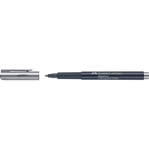 Faber-Castell Faber-Castell Metallic Marker Blisterpack - Gold And Silver 2