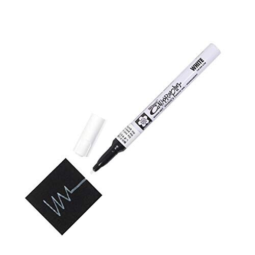 SAKURA - Pen-Touch Calligrapher - White - Fine,white,1.8 mm,BXPSK-C#50