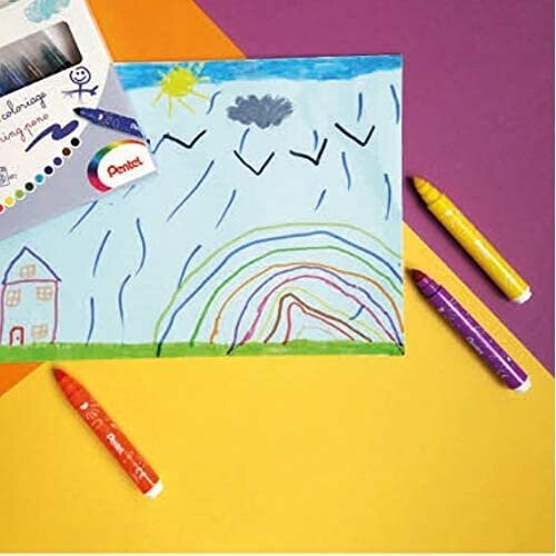 Pentel Pentel SCS3E-8 Broad Tip Colouring Pens 2