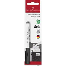FABER CASTELL sort tekstilmarkeringspen