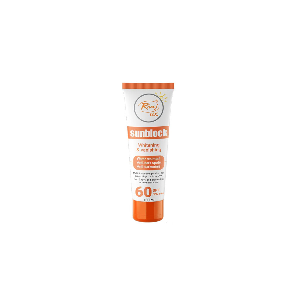 Rivaj Uk Whitening & Vanishing Sunblock SPF 60/PA+++