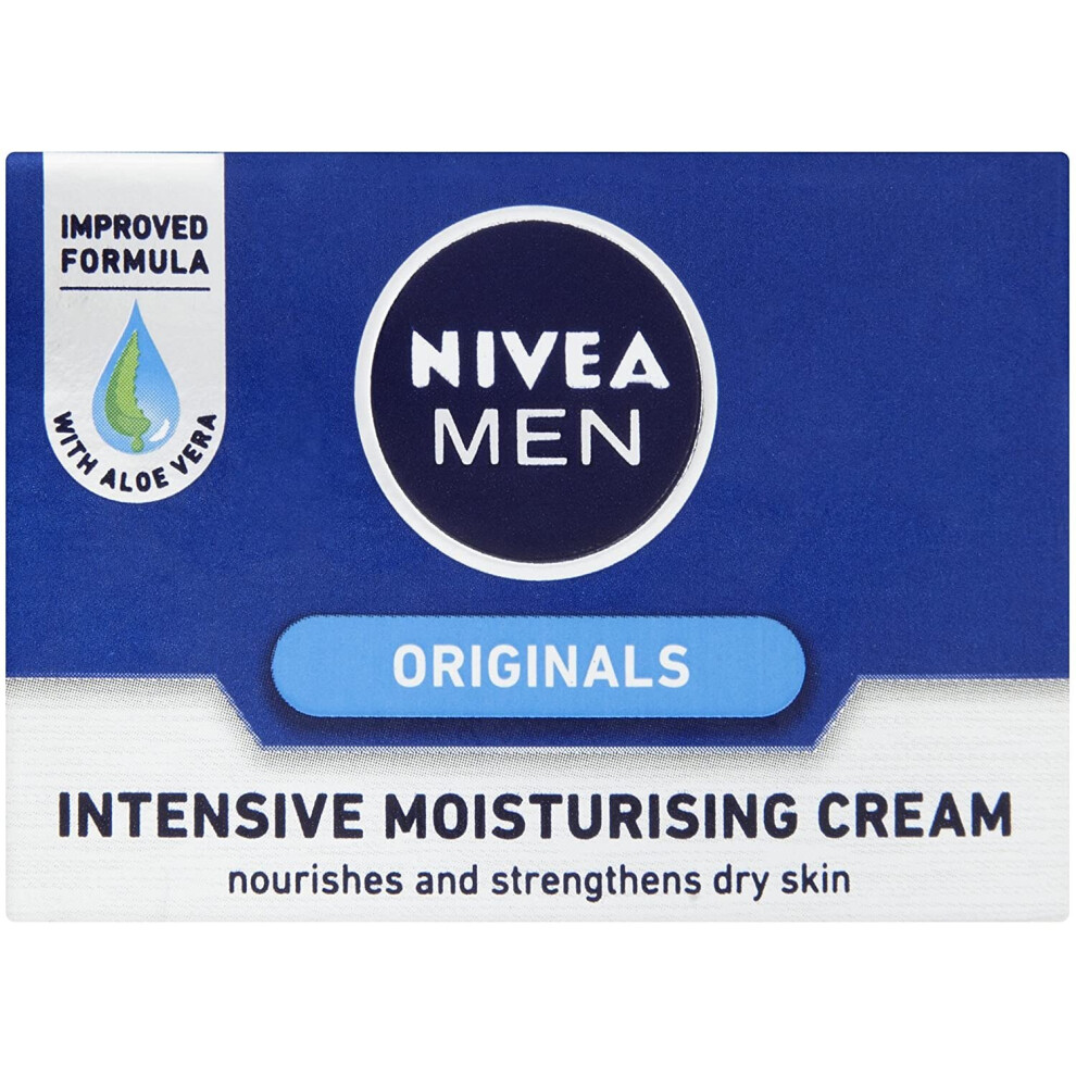Nivea Men's Cream Originals Intensive Moisturising 50 Ml
