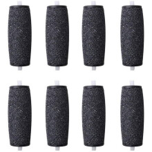 8 PCS Scholl Pedicure Hard Skin Remover Refills, Extra Coarse Scholl Velvet Smooth Diamond Pedi Replacement Rollers Heads Compatible Foot File Refills
