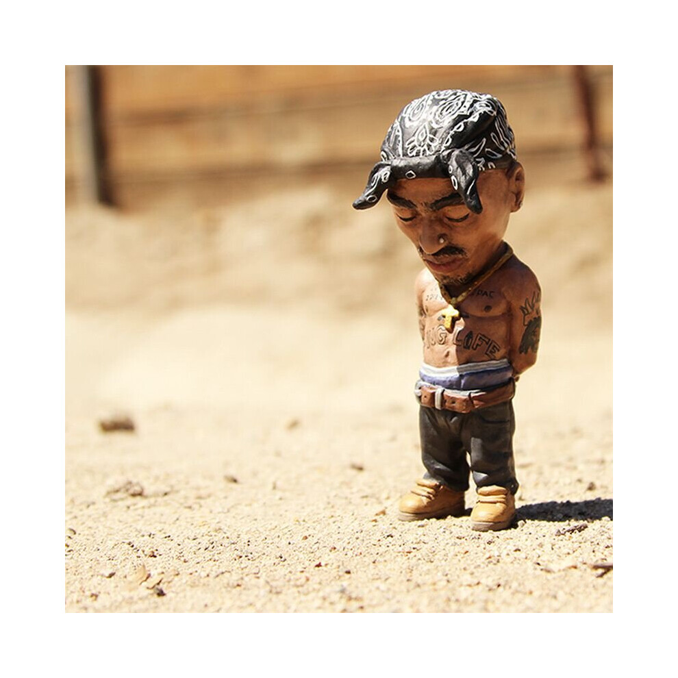 (Black) Shakur B.i.g. Notorious Biggie Action Figure Rap Star Figurine Ornament Black