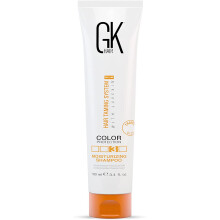 GK HAIR Global Keratin Moisturizing Shampoo (100ml/3.4 Fl Oz) for Color Treated Dry Damaged Curly Frizzy Hair - Paraben Sulfate Free for Men and Women
