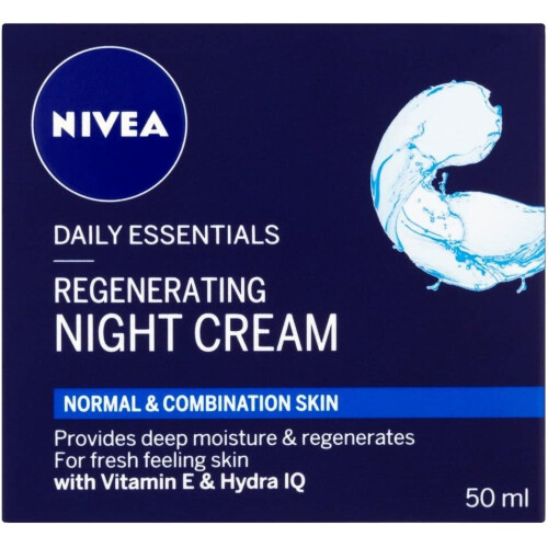 NIVEA Nivia Daily Essentials Regenerating Face Night Cream, 50ml
