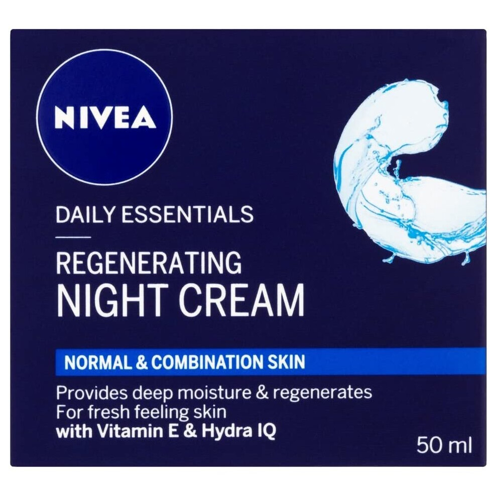 Nivia Daily Essentials Regenerating Face Night Cream, 50ml