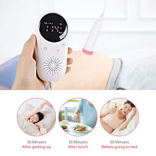 Baby Ultrasonic Detector Fetal Doppler Prenatal Heart Rate Heartbeat Monitor