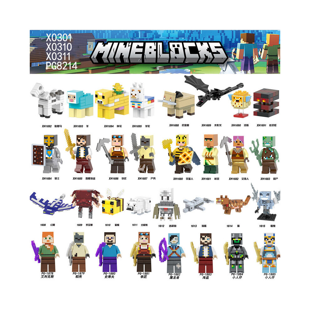 Animal minifigures best sale