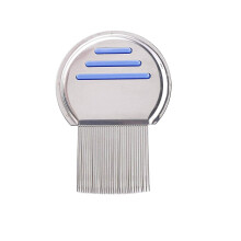 New Lice Treatment nit Comb with Stainless Steel Metal for lice and nits removal comb for head lice comb