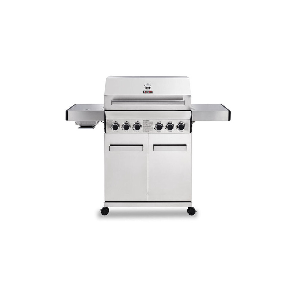 CosmoGrill Outdoor Barbecue 4+2 Platinum Series Stainless Steel Gas Grill BBQ