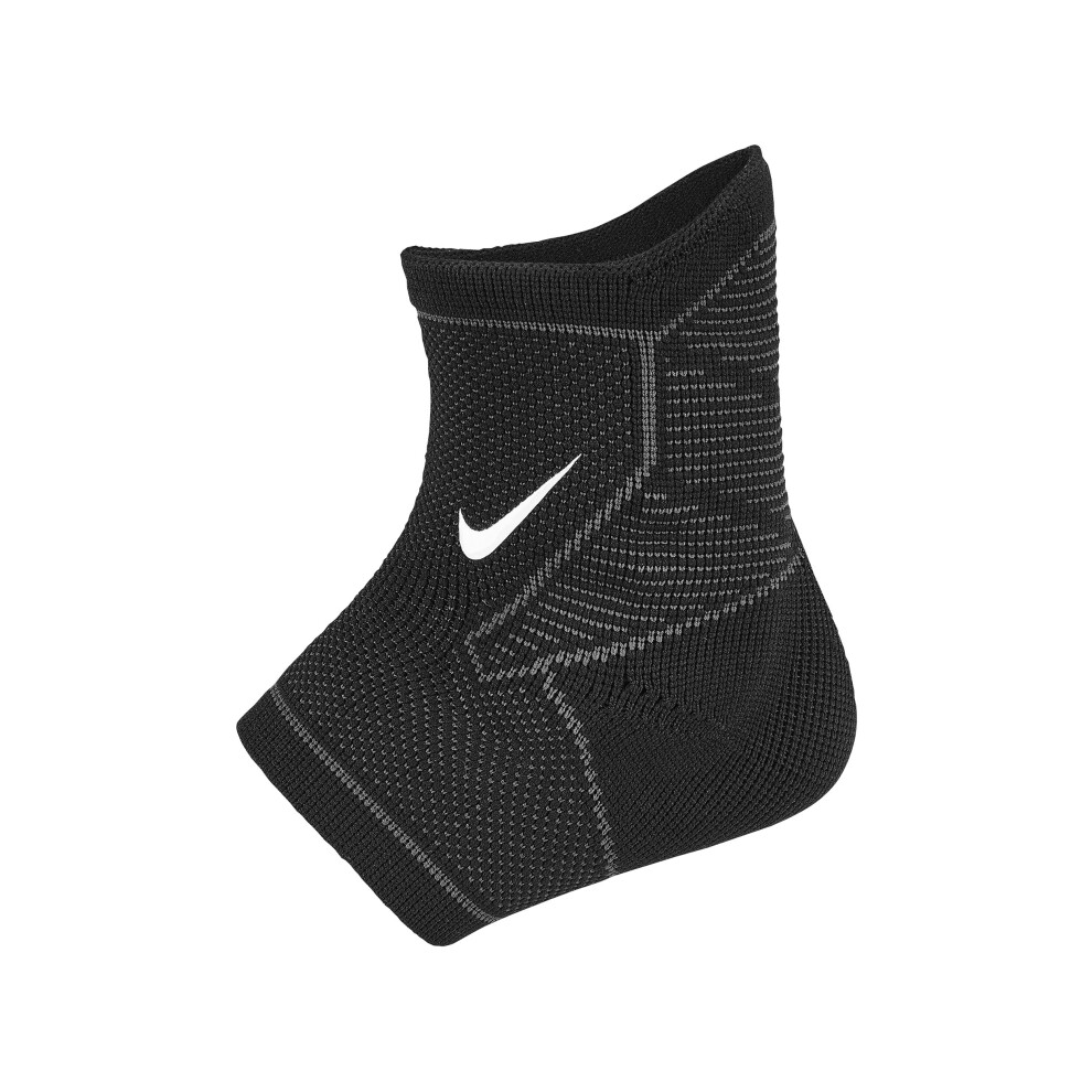 (L) Nike Pro Knit Ankle Sleeve Black White