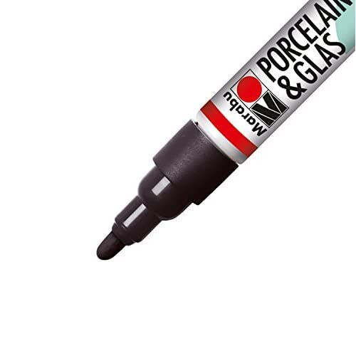 Marabu Porcelain Painter (3-4mm Tip) - 073 Black 1