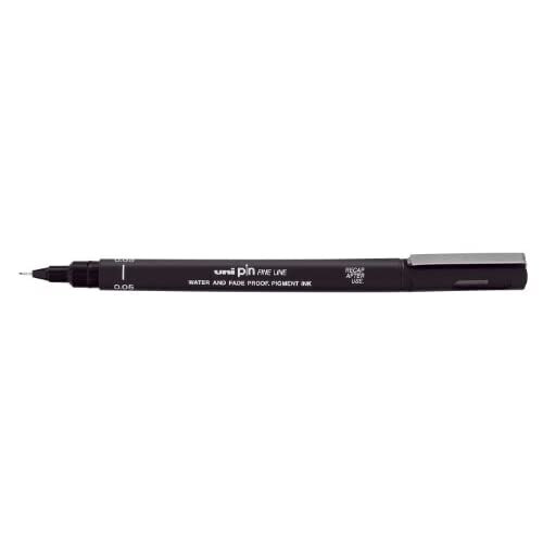 Uni-Ball uni-ball PIN 0.05 mm Pen - Black (Pack of 12) 1