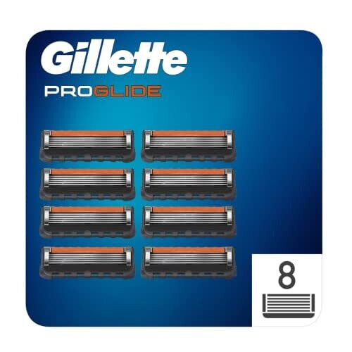 Gillette Ξυραφάκια Gillette Fusion5 ProGlide, 8 τεμάχια, συσκευασία συμβατή με γραμματοκιβώτιο