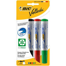 Bic TS-140038 Velleda 1701 Dry Wipe Bullet Tip Whiteboard Marker Pen, Pack of 4