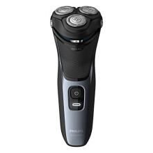 Philips S3133/51 Series 3000 Shaver, Integrated Trimmer Black/Light Blue