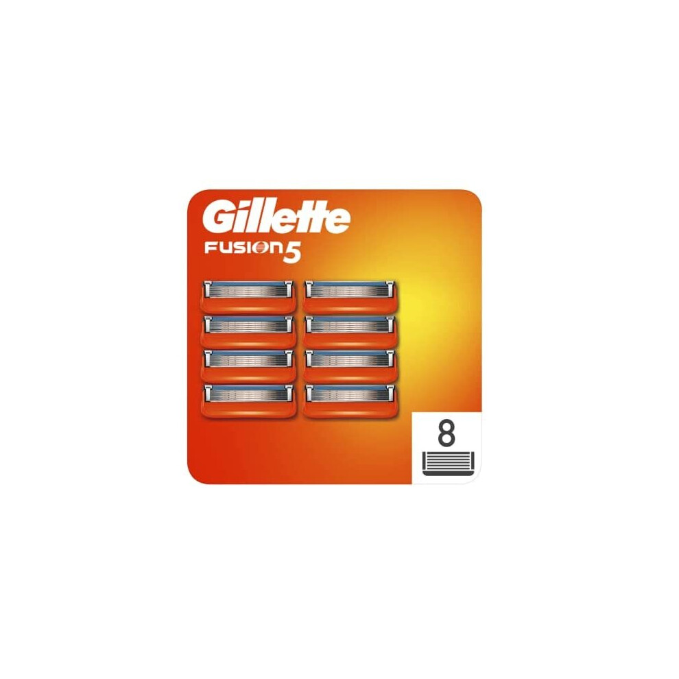 Gillette Fusion Razor Blades, 8 Reffils Old, Packaging May Vary