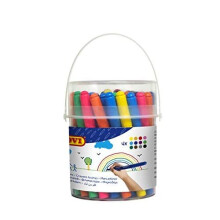 Pennarelli - Jovi - 1748 - Assortimento di 48 pezzi - Punta Larga - Per bambini a partire da 3 anni