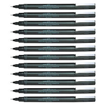 uni-ball PIN 0.05 mm Pen - Black (Pack of 12)