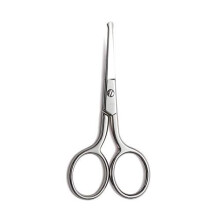 LIVINGO Premium Manicure Rounded Tip Scissors Multi-Purpose Stainless Steel Cuticle Pedicure Beauty Grooming Kit for Nail, Eyebrow, Eyelash, Dry