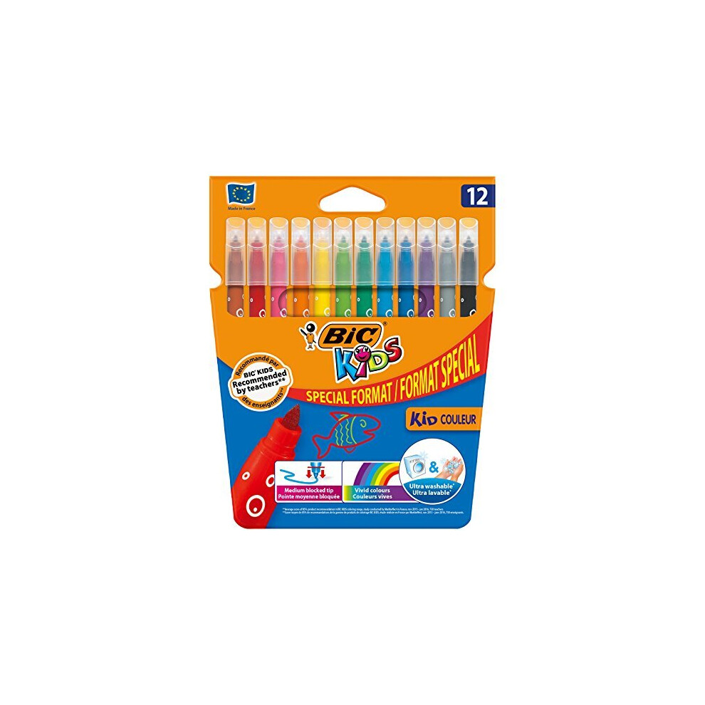 Bic Kids Visa 9246621Â Felt-Tip Pens Pack of 12