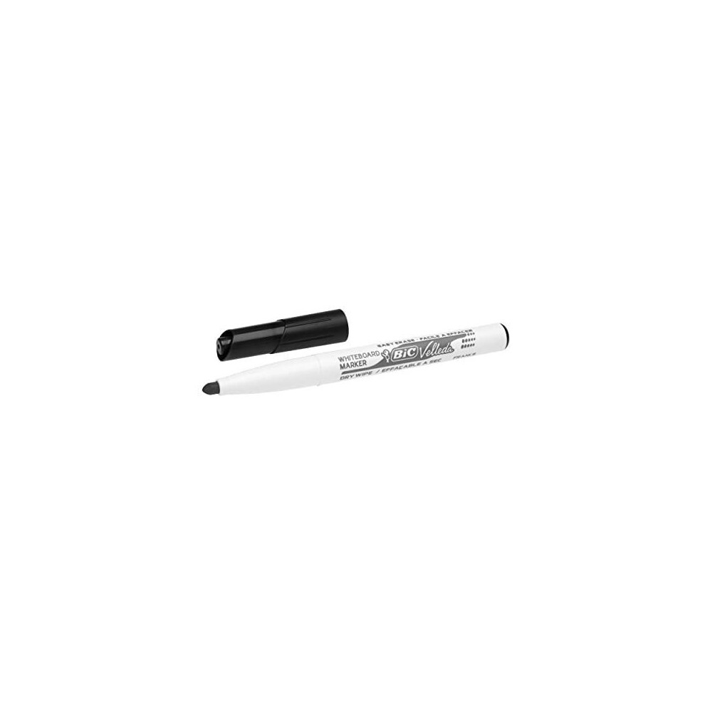 BIC BIC Velleda Whiteboard Marker 1741, 2.0Â mm, Black