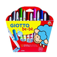 BeBe tuschpenne 12 farver GIOTTO
