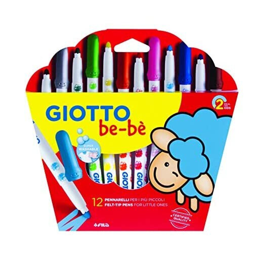 BeBe tuschpenne 12 farver GIOTTO