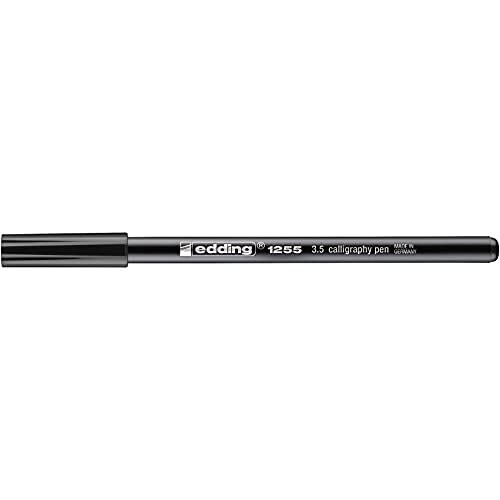 Edding 4090 Chalk Marker - Black - 1 Pen - Chisel Nib 4-15 Mm - Broad Nib Wet Wipe For