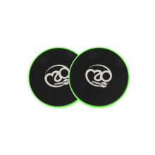 Fitness Mad Abs Toning Sliding Discs Black/Green
