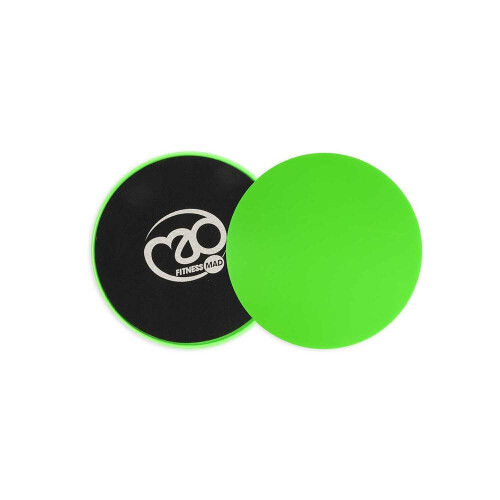 Fitness Mad Fitness Mad Abs Toning Sliding Discs Black/Green 2