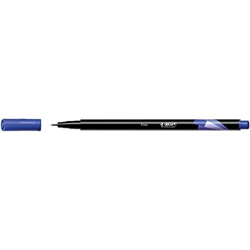 BIC Bic Intensity Fine Tip Marker Pen Ink Based 0.4mm (Pack of 12) 12 Blue 2