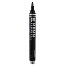 Krink K-42 Black Paint Marker - Eloisa ja lpinkymtn taidemaalauskyn mille tahansa pinnalle - Pysyv tussi alkoholipohjaisella maalilla metallila