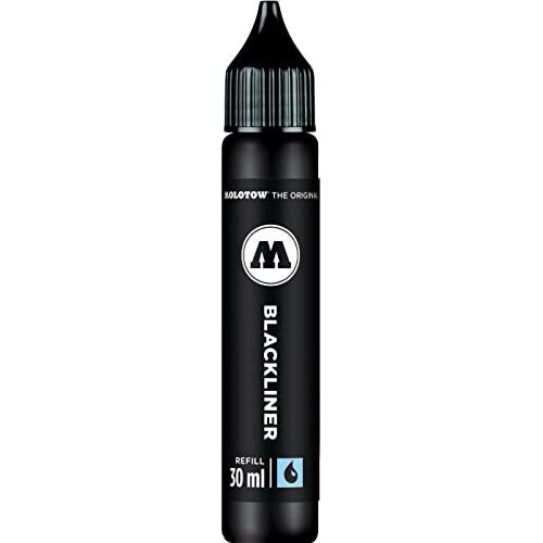 Molotow Blackliner Black Marker Brush - MO200486 Refill Ink