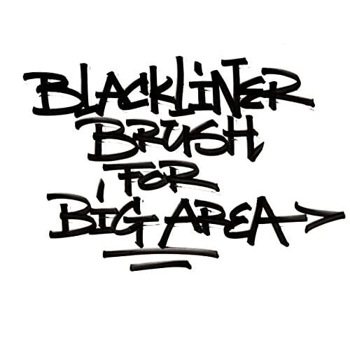 Molotow Blackliner Black Marker Brush - MO200486 Refill Ink 2