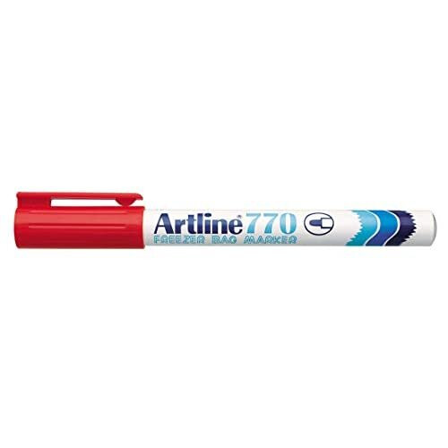 Artline Red Freezer Bag Permanent Marker Pen