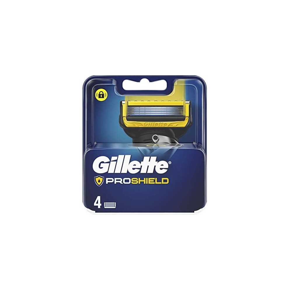 Gillette ProShield Men's Shaving Blades, Pack of 4 Blades