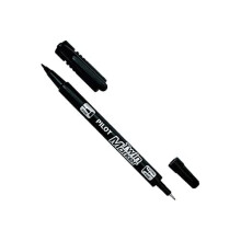 Pilot marcatore Twin Marker Begreen indélibile nera 2 punte Testate fine e Media