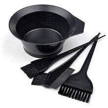 Hair Dye Set Colouring Tint Tool Brush Kit and Bleach Mixing Bowl Set Double sided Coloring Comb and Hair Dyeing Applicator - Professional Hairdr